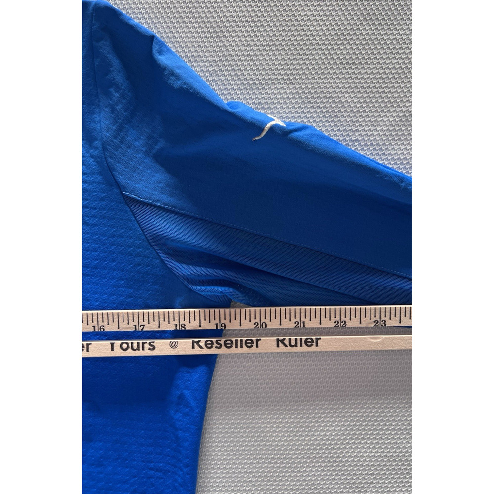 IBKUL Top 1/4 Zip MED. Royal Blue Athleisure UPF 50+ Golf Long Sleeve Eagle - Picture 7 of 10